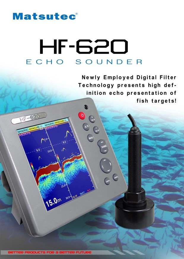 Fish Finder - Matsutec 6-inch HF-620 MARINE COLOR ECHO