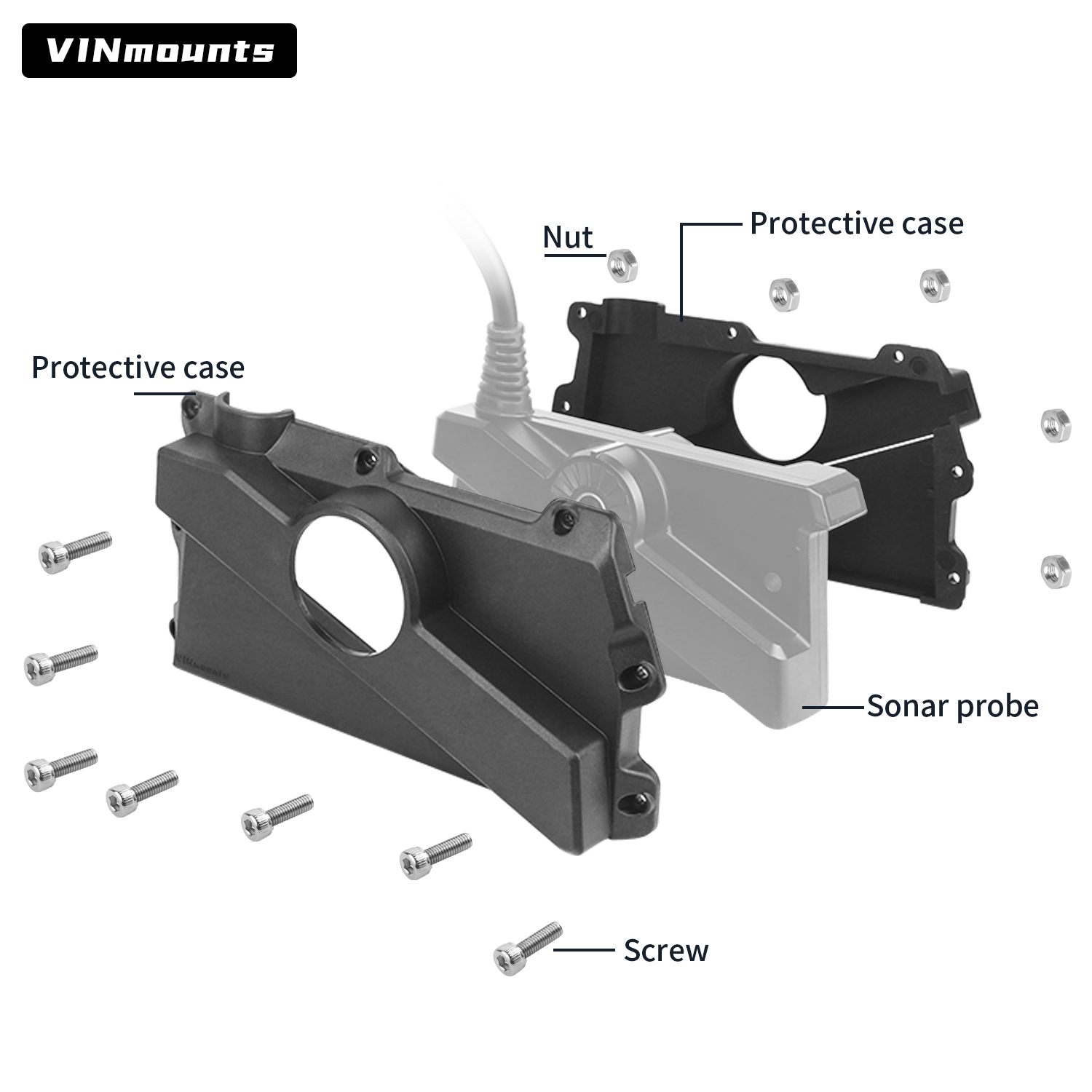 VIN Mounts Garmin LVS34 LiveSc - Fish Finder Transducer review and price