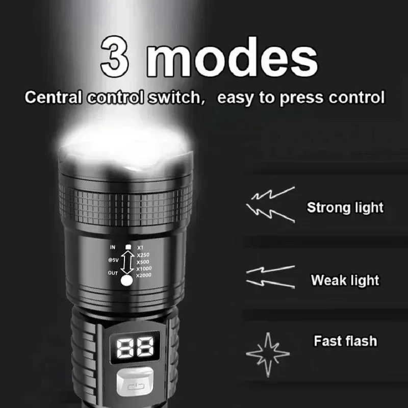Rechargeable LED Flashlight 10 - Fishing Light review and price
