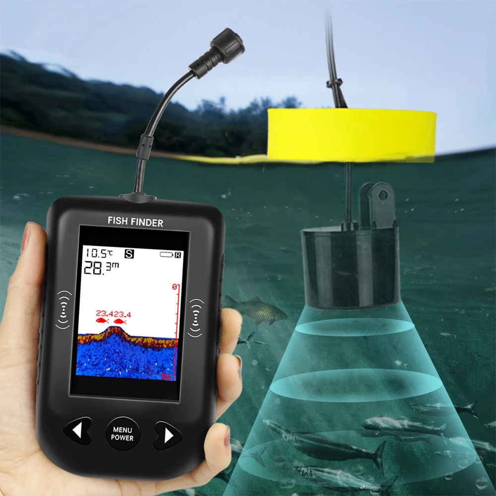 Alarm 100M Portable Sonar Fish - Fish Finder Transducer review and price