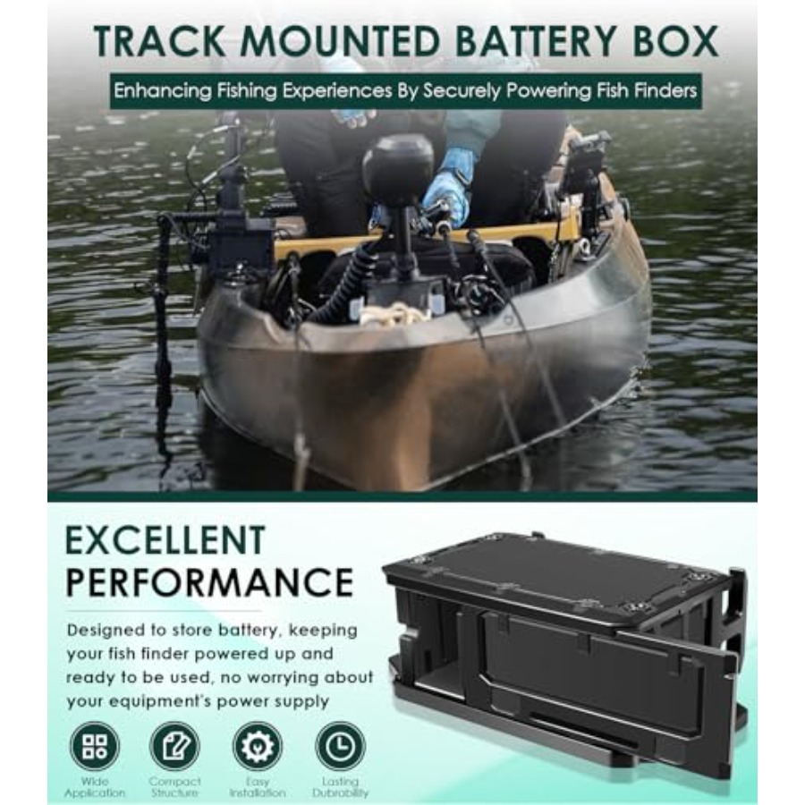 Track Mounted Battery Box for  - Fish Finder Mount review and price