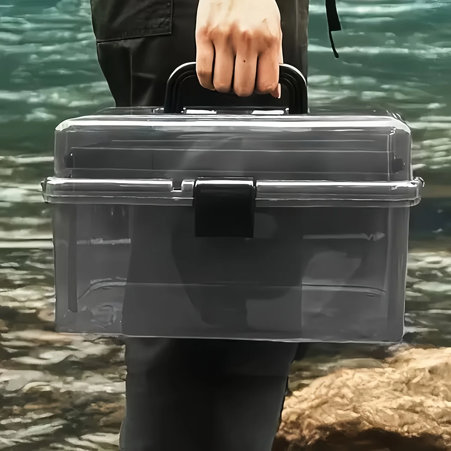Durable PE Fishing Gear Box |  - Fish Finder Case review and price