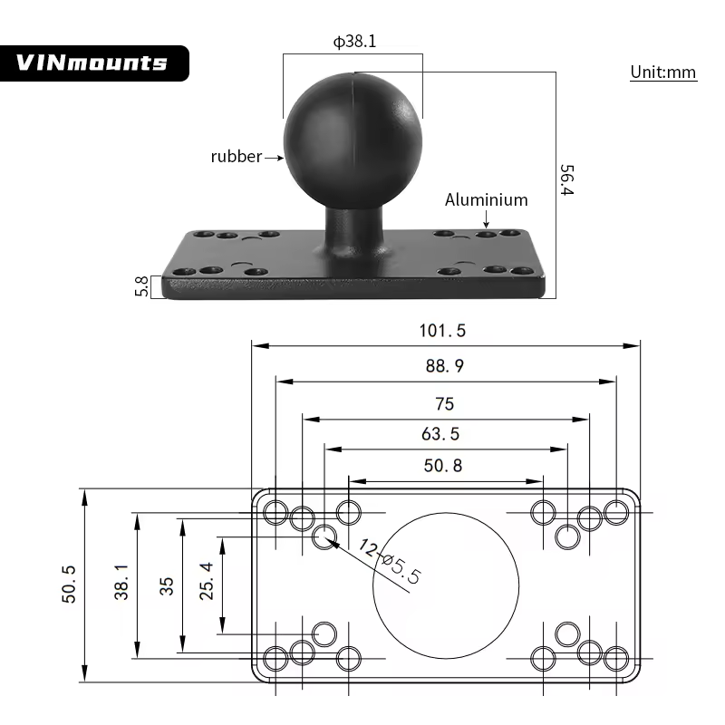 Universal Marine Electronic Fi - Fish Finder Mount review and price