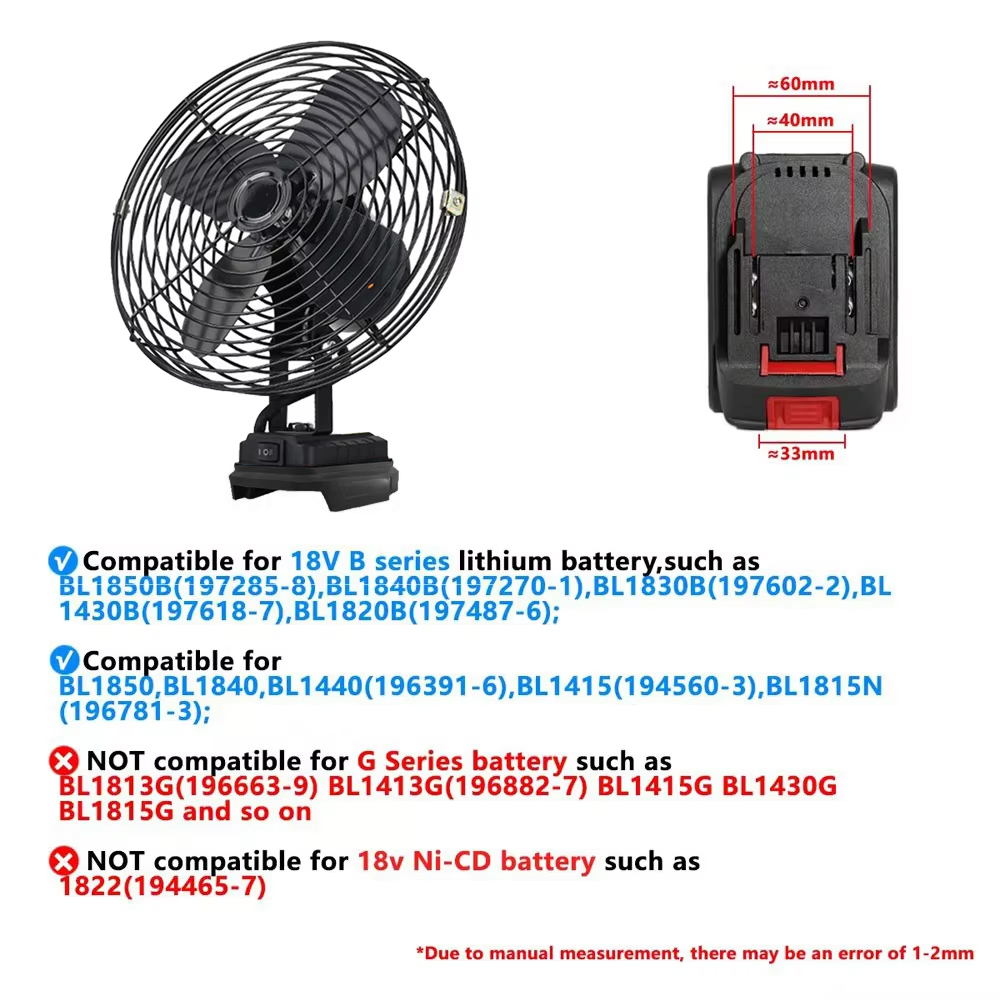 6/8In Camping Fan Outdoor Fish - Fish Finder Battery review and price