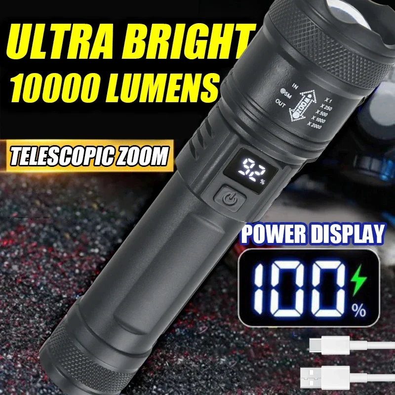 9900LM Powerful LED Flashlight - Fish Finder Battery review and price