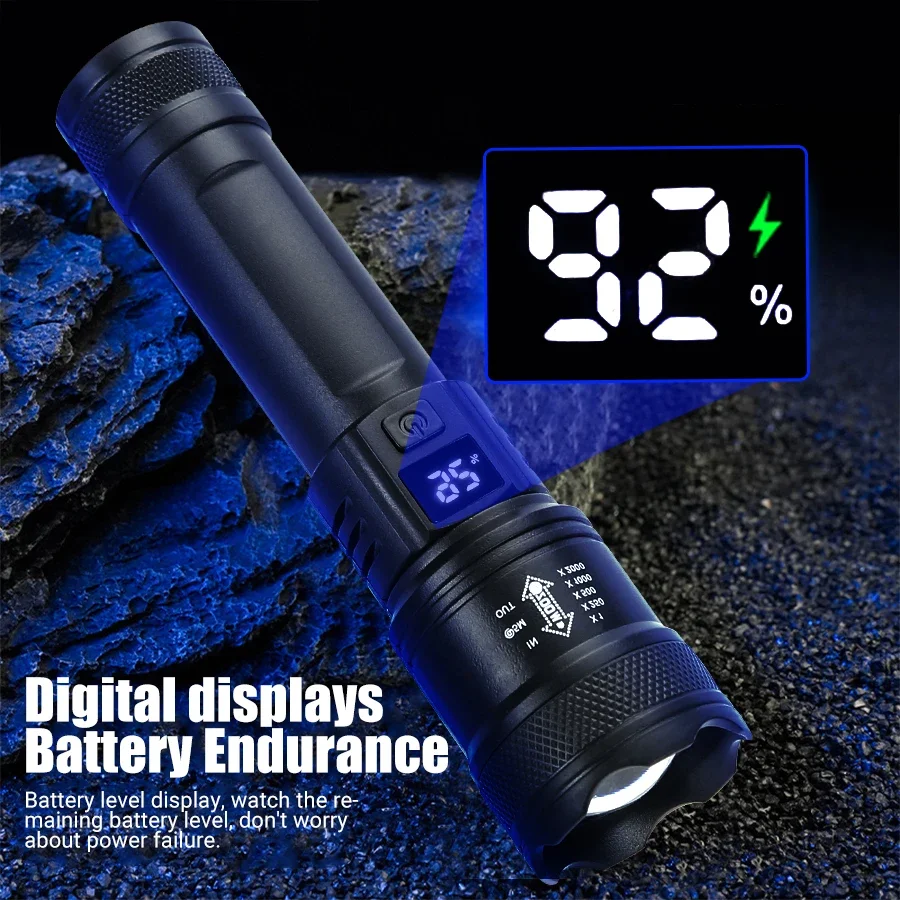 9900LM Powerful LED Flashlight - Fish Finder Battery review and price