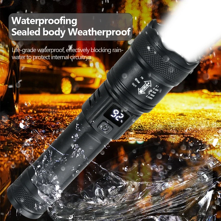 9900LM Powerful LED Flashlight - Fish Finder Battery review and price