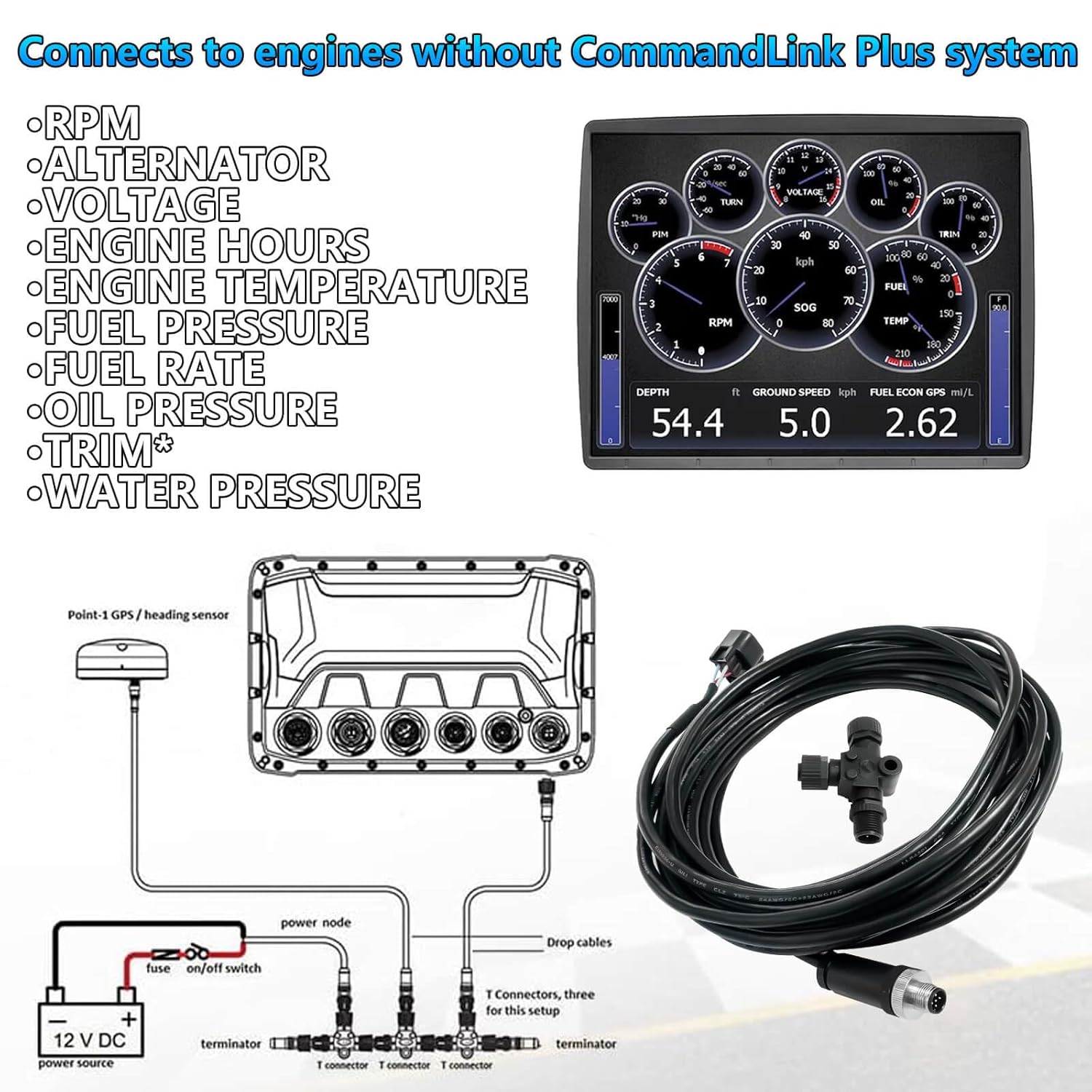 Engine Interface Cable NMEA200 - Fish Finder Cable review and price