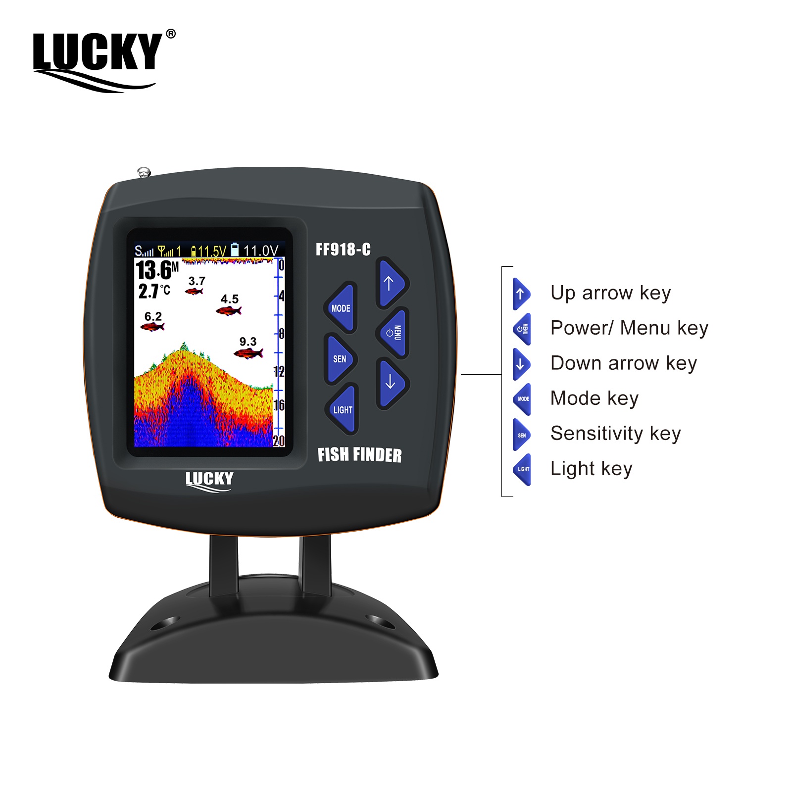 Lucky FF918 Wireless Remote Co - Fish Finder Transducer review and price