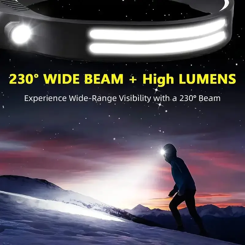 LED Sensor Headlamp Built-in B - Fish Finder Battery review and price