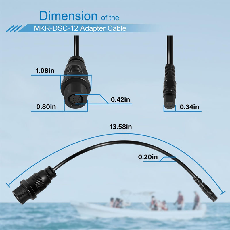 1852081 MKR-DSC-12  4-Pin Fish - Fish Finder review and price