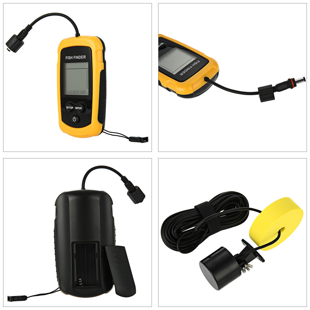 Alarm 100M Portable Sonar Fish - Fish Finder Transducer review and price