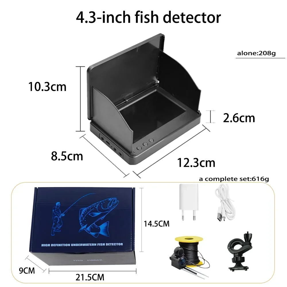 YS43A 4.3-inch Fish Detector U - Fish Finder Battery review and price