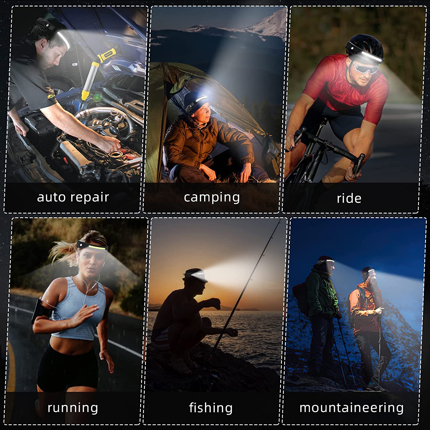 Sensor Headlamp LED Head Flash - Fish Finder Battery review and price