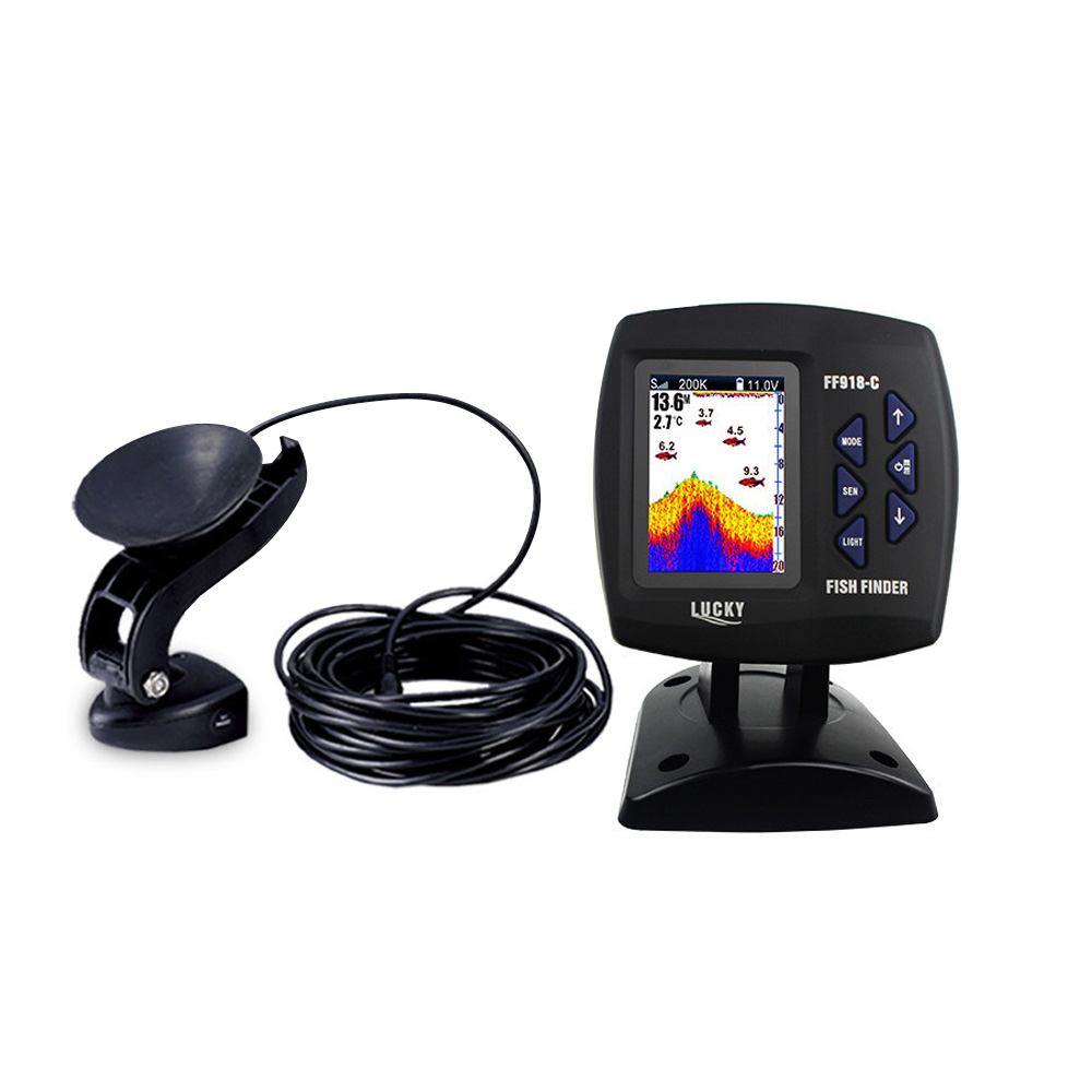 FF918-C100DS Color Screen Wire - Fish Finder Transducer review and price