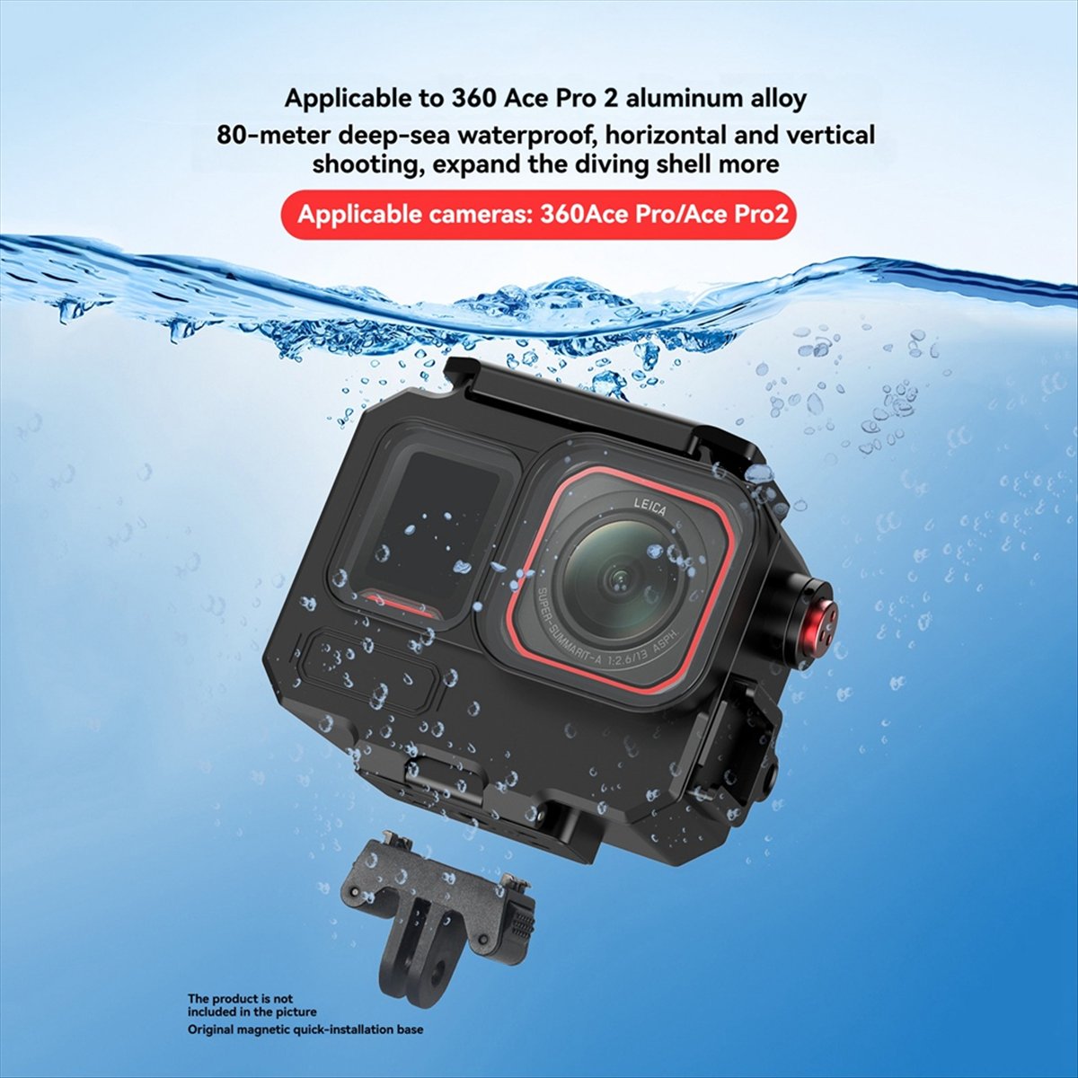 M05K 263FT/80M Waterproof Case - Underwater Camera review and price