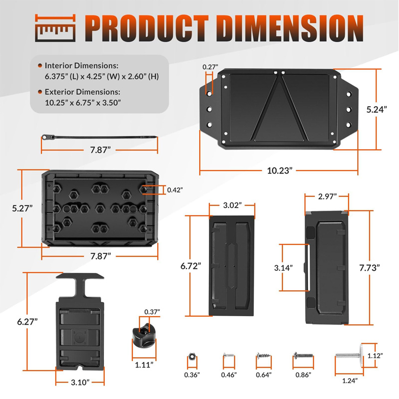 Track Mounted Battery Box for  - Fish Finder Transducer review and price