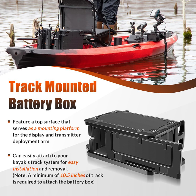 Track Mounted Battery Box for  - Fish Finder Transducer review and price