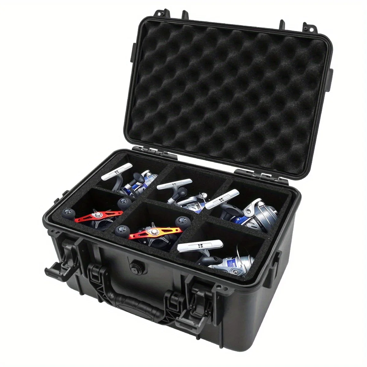 1 portable toolbox with pre cu - Fish Finder Case review and price