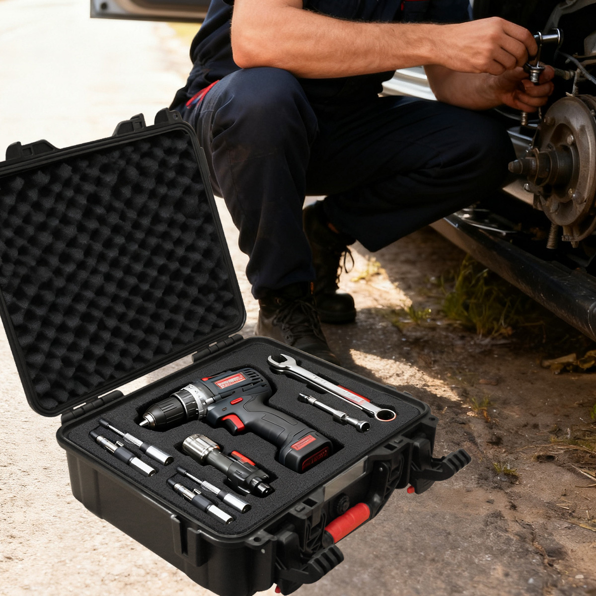 Portable Tool Box with Shock - - Fish Finder Case review and price