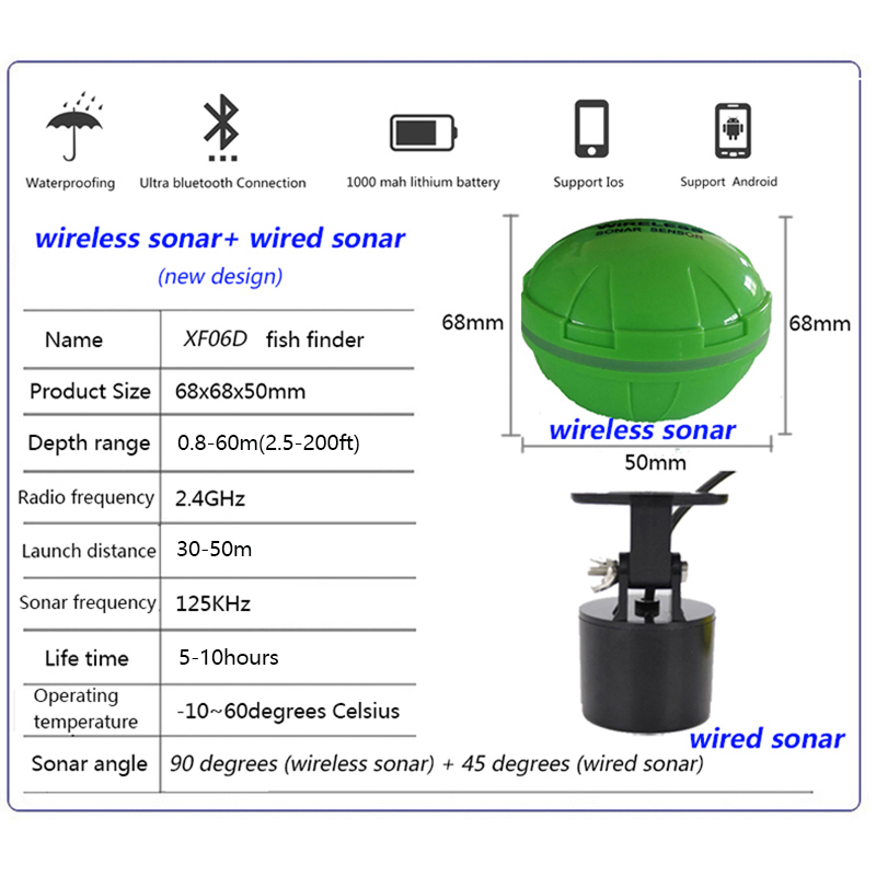 Portable Bluetooth Wireless So - Fish Finder Portable review and price